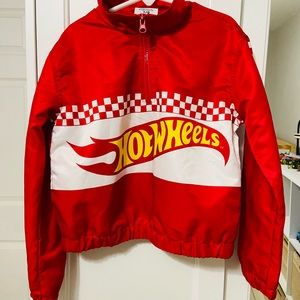 Hot Wheels Jacket Red Child  Size 7/8 Mattel Hot Wheels